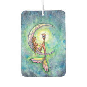 Mermaid Moon Mermaid Fantasy Art Illustration Car Air Freshener