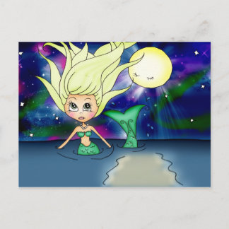 Mermaid Moon - PostCard