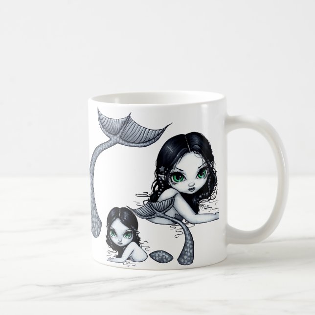 "Mermaid Mother and Child" Mug (Right)