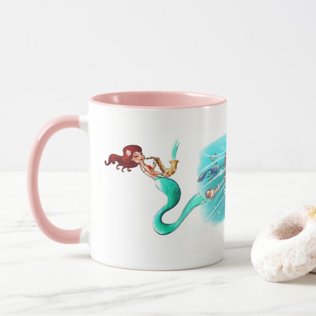 Mermaid Mug #2 (With Donut)