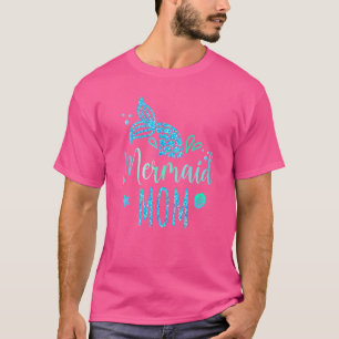 Mermaid Mum Family Matching Birthday Mermaid Squad T-Shirt