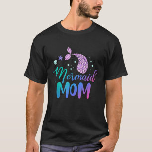 Mermaid Mum Funny Birthday Party T-Shirt
