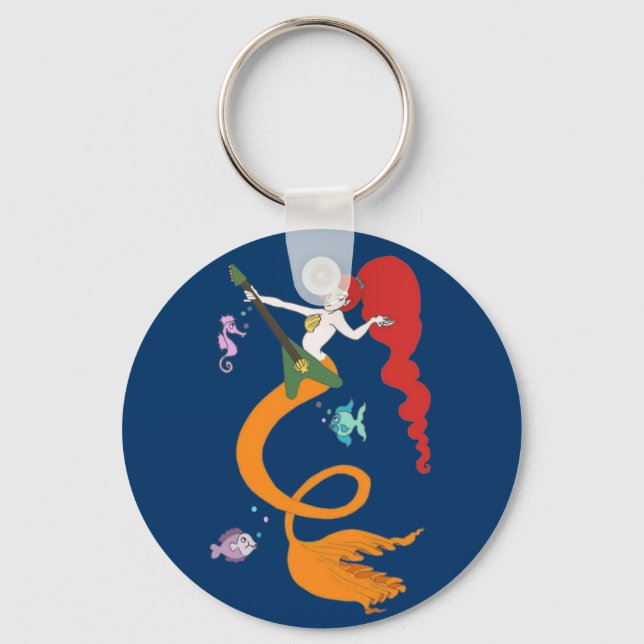 Mermaid Music Key Ring (Front)