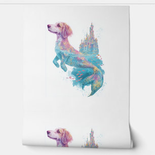 Mermaid Mutt – Underwater Fantasy Dog Wallpaper