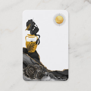 *~* Mermaid Mystic Agate Sun Luna Business Card
