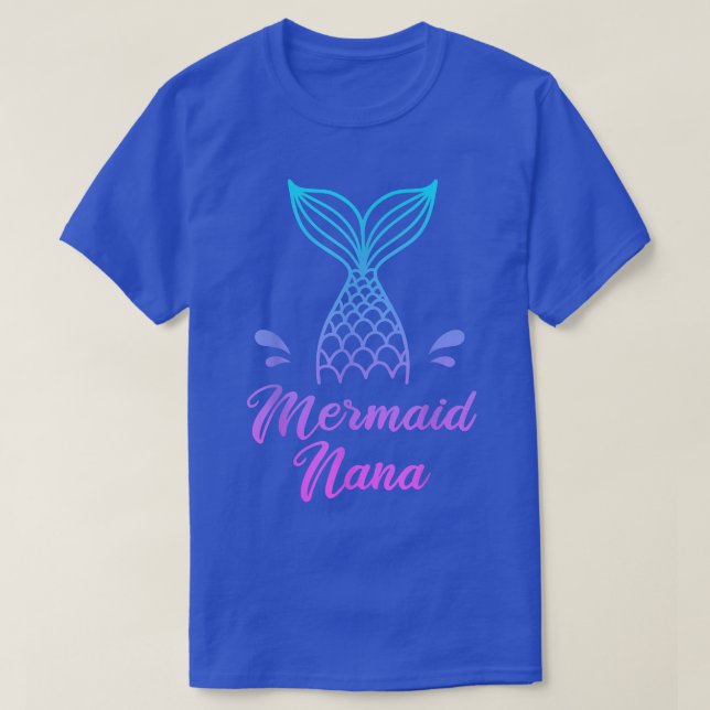 Mermaid Nana , Mermom Security Apparel, Italian Gr T-Shirt (Design Front)