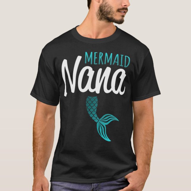 Mermaid Nana rodeo mustang  T-Shirt (Front)