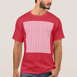 Mermaid Neck Gaiter Pink and White Mermaids Neck G T-Shirt