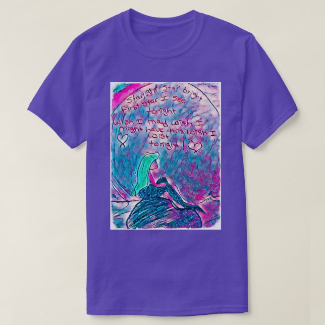 Mermaid Nigh Wish T-Shirt (Design Front)