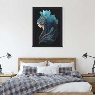 MERMAID NOIR #2 CANVAS PRINT