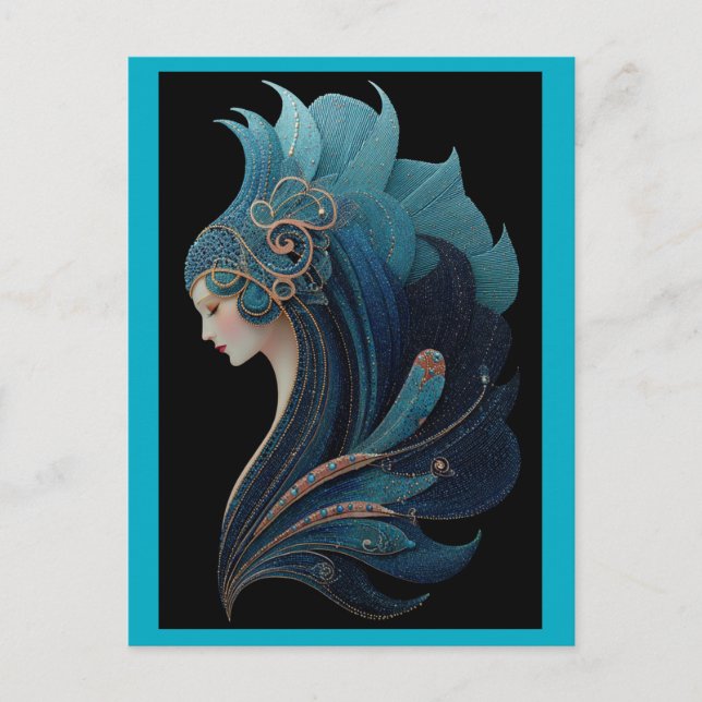 MERMAID NOIR #2 POSTCARD (Front)