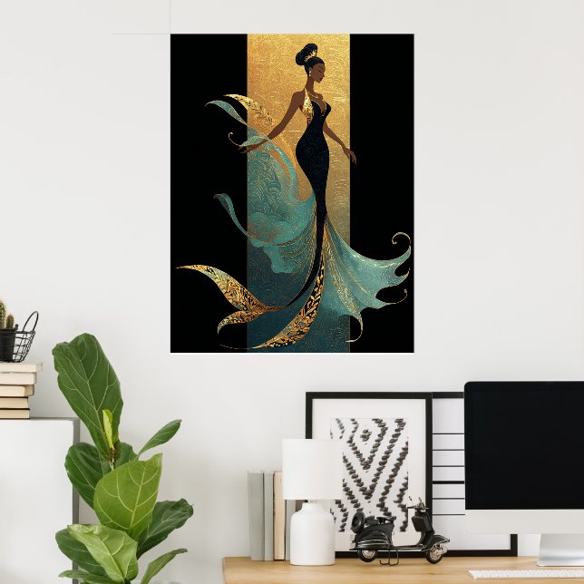 MERMAID NOIR SERIES #1  POSTER (Home Office)