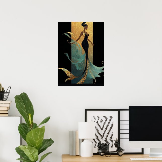 MERMAID NOIR SERIES #1  POSTER (Home Office)