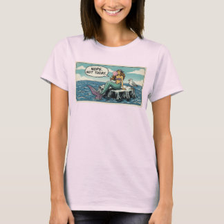 Mermaid Not Today Funny-Tee T-Shirt