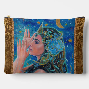 Mermaid ocean art by Renee Lavoie Tote Accessory Pouch