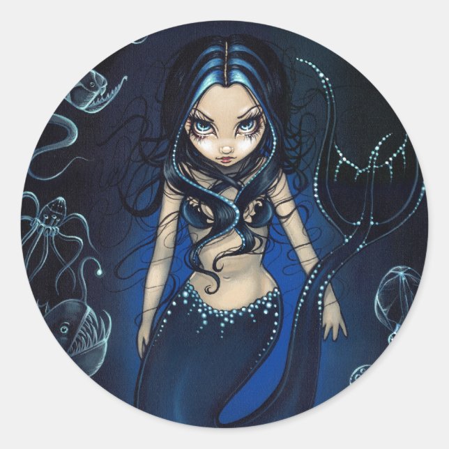 "Mermaid of the Deep" Sticker (Front)