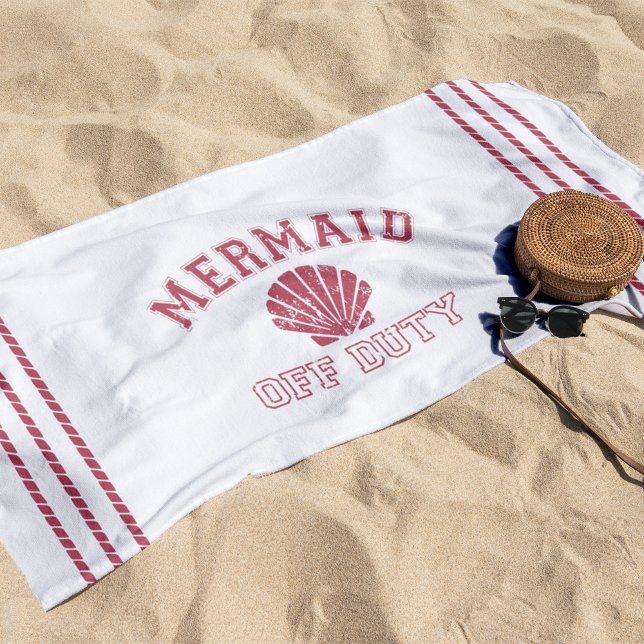 Mermaid Off Duty Beach Towel (Creator Uploaded)