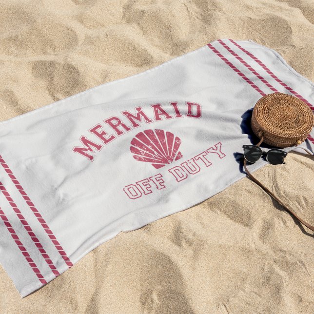 Mermaid Off Duty Beach Towel (Creator Uploaded)