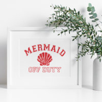 Mermaid Off Duty Distressed Vintage