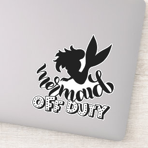 Mermaid Off Duty Funny Beach 