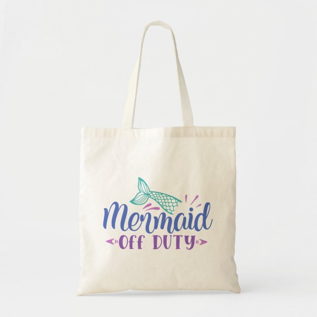 Mermaid Off Duty Tote Bag (Front)