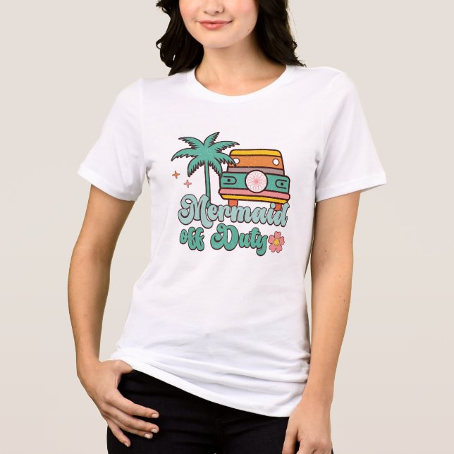 Mermaid Off Duty Tri-Blend Shirt (Front)