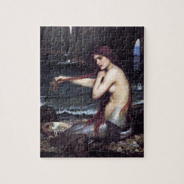 Mermaid on the Beach Jigsaw Puzzle (Vertical)