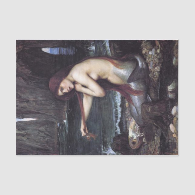 Mermaid on the Beach Tissue Paper (Front)