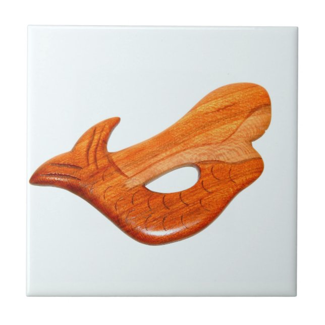 mermaid on white tile (Front)