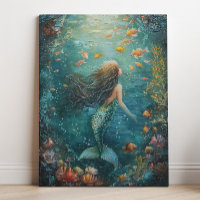 Mermaid Painting Art 