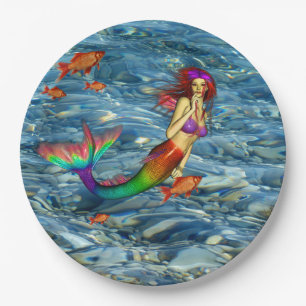 MERMAID PAPER PLATE