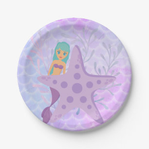 Mermaid Paper Plate