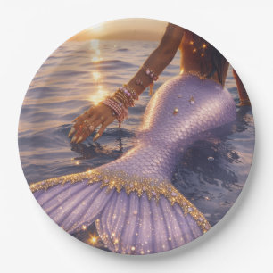 mermaid paper plates mermaid party supplies
