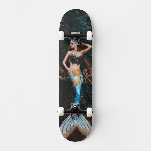 Mermaid Paradise Skateboard (Front)