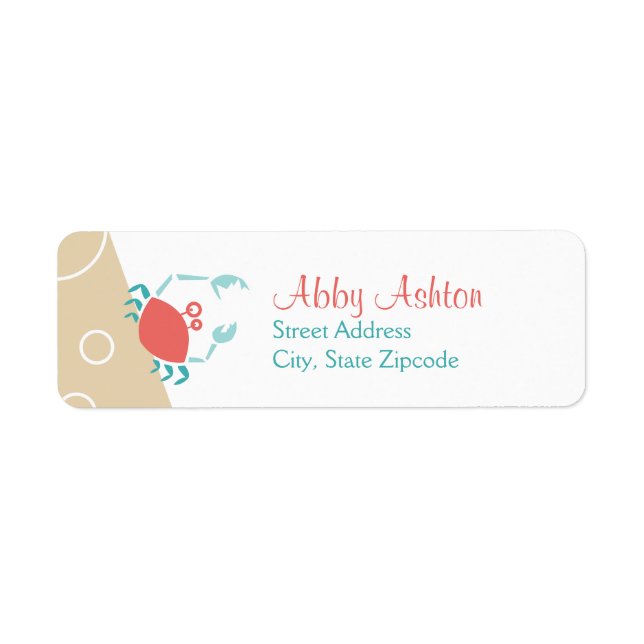 Mermaid Party  |  Address Label (Front)