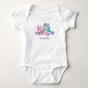  Mermaid Party Baby Bodysuit