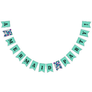"Mermaid Party" Bunting