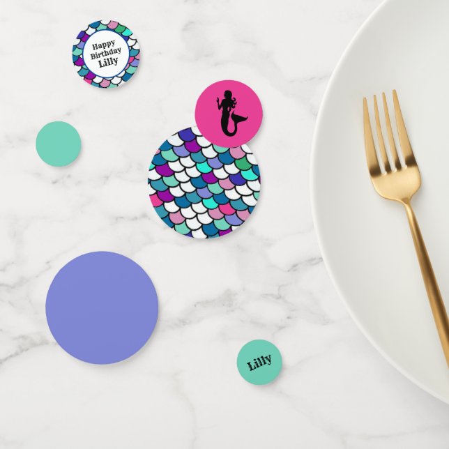 "Mermaid Party"  Confetti (Group)
