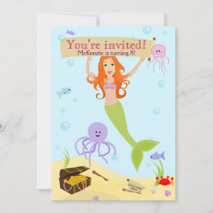 Mermaid Party Invitation