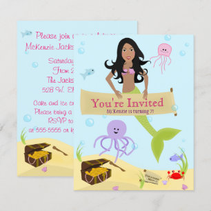 Mermaid Party Invitation