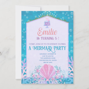 Mermaid Party Invitation