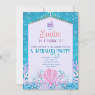 Mermaid Party Invitation