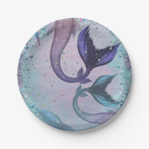 Mermaid Party Pieces Paper Plate