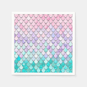 Mermaid Party Supplies, Paper Napkins
