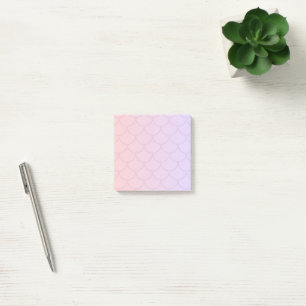 Mermaid Pastel Rainbow Gradient Watercolor Minimal Post-it Notes