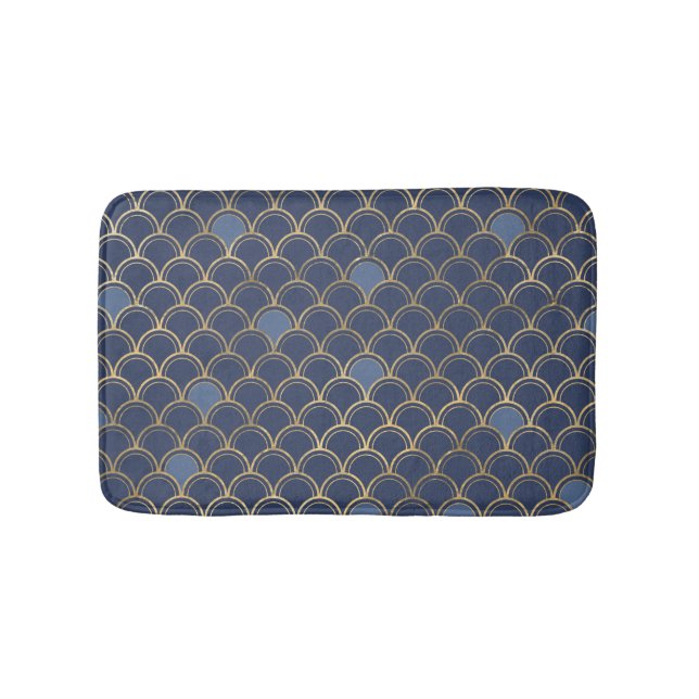 Mermaid Pattern  Bath Mat (Front)
