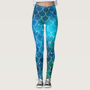 Mermaid Pattern Leggings