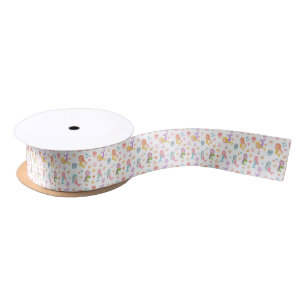 Mermaid Pattern Satin Ribbon