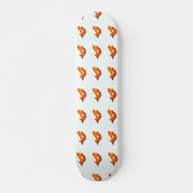 mermaid pattern skateboard (Front)