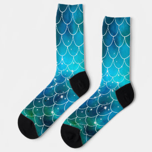 Mermaid Pattern Socks
